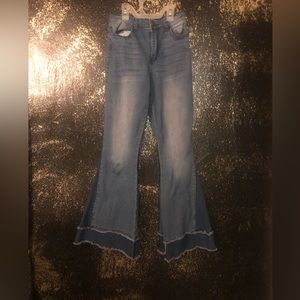 Wide leg jeans